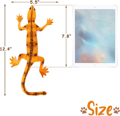 4 Pack Lizard Catnip Toys Chew Bite Resistant Toys for Indoor Cats Boredom Relief Teeth Cleaning Interactive Funny Cute Kitten Cat Lover Gifts