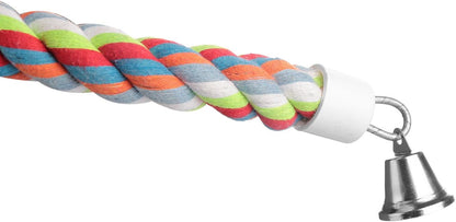 Bird Perch, Parrot Toys 94.5 Inch Climbing Ropes Bungee Bird Toys