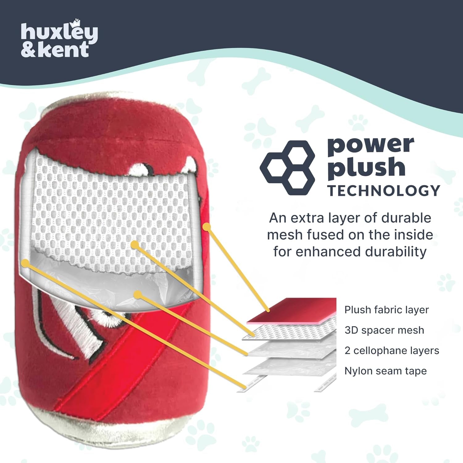 Funny Dog Toy W/Squeaker – Power Plush Squeaky Dog Toys for Small, Medium & Large Dogs – Soft Stuffed Animal for Indoor Play & Fetch - Snif, Small