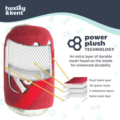 Funny Dog Toy W/Squeaker – Power Plush Squeaky Dog Toys for Small, Medium & Large Dogs – Soft Stuffed Animal for Indoor Play & Fetch - Snif, Small