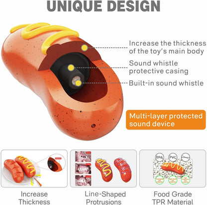 Dog Chew Toys for Aggressive-Chewers - Indestructible Dog Toy for Aggressive Chewer，Tough Chew Toys for Dogs （Rubber）