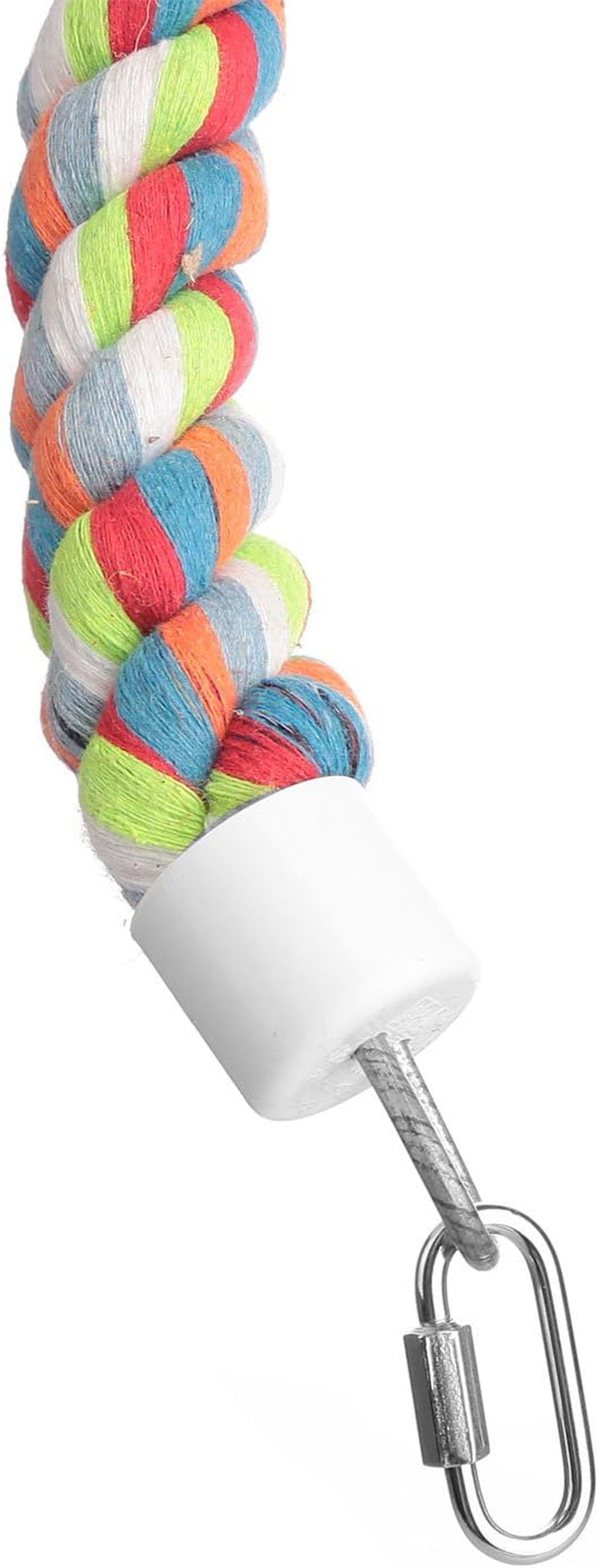 Bird Perch, Parrot Toys 94.5 Inch Climbing Ropes Bungee Bird Toys