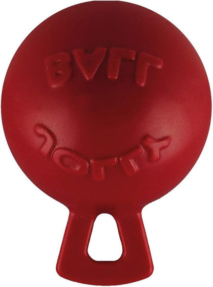 Tug-N-Toss Dog Toy Ball with Handle, 10" XL, Red