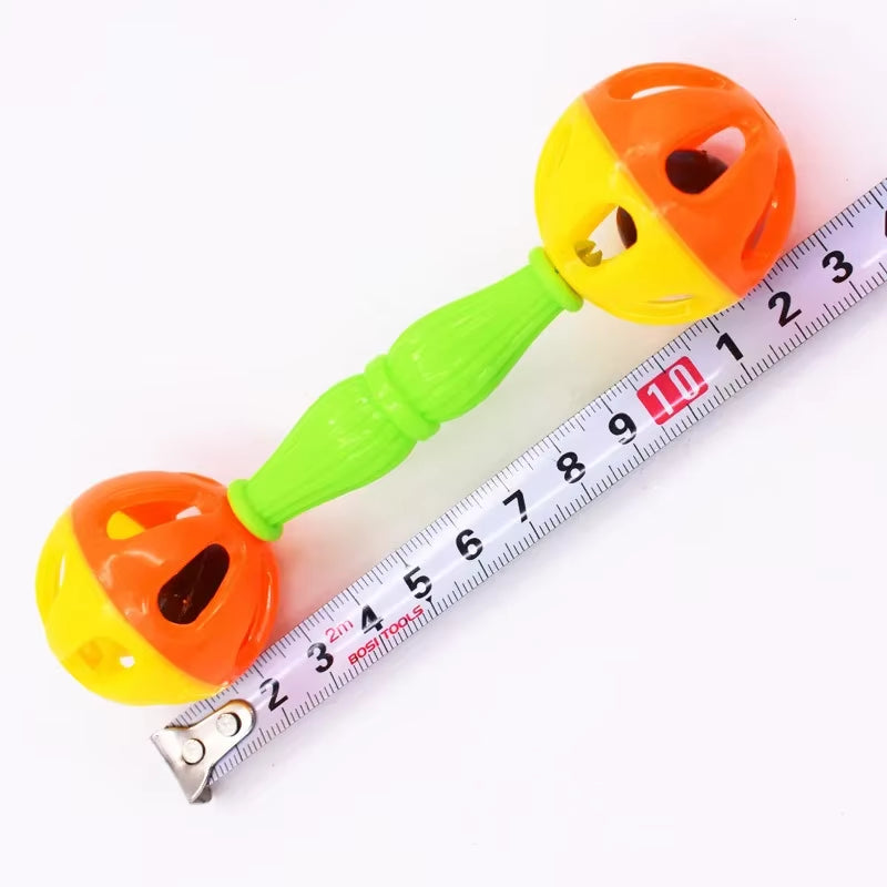 Parrot Toy Creative Rattle Bite Resistant Bird Bite Toy Double-Head Bell Ball Toy Parrot Training Toy Bird Toys Bird Toys