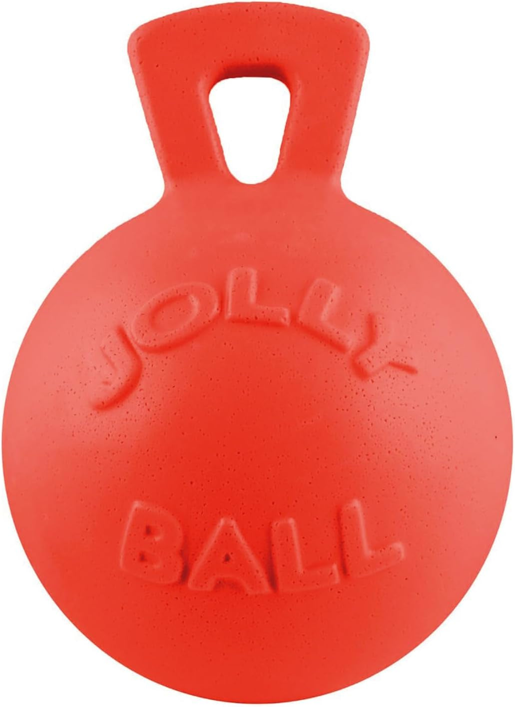 Tug-N-Toss Dog Toy Ball with Handle, 10" XL, Red