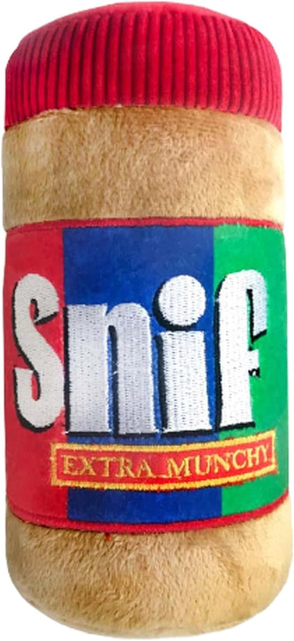 Funny Dog Toy W/Squeaker – Power Plush Squeaky Dog Toys for Small, Medium & Large Dogs – Soft Stuffed Animal for Indoor Play & Fetch - Snif, Small